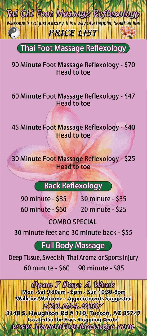 foot massage reflexology tucson az